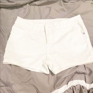 🤍 Justice girls white jean shorts size 14